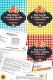 Big Batch Freezer Cooking Triple Bundle Guides 4-6 {136 pages}