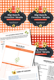 Big Batch Freezer Meals Triple Bundle Guides 7-9 {144 pages}