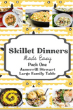 Easy Skillet Dinners Triple Bundle {60 pages}