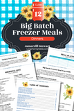 Big Batch Freezer Meals Bundle | Guides 1-24 {1,319 pages}