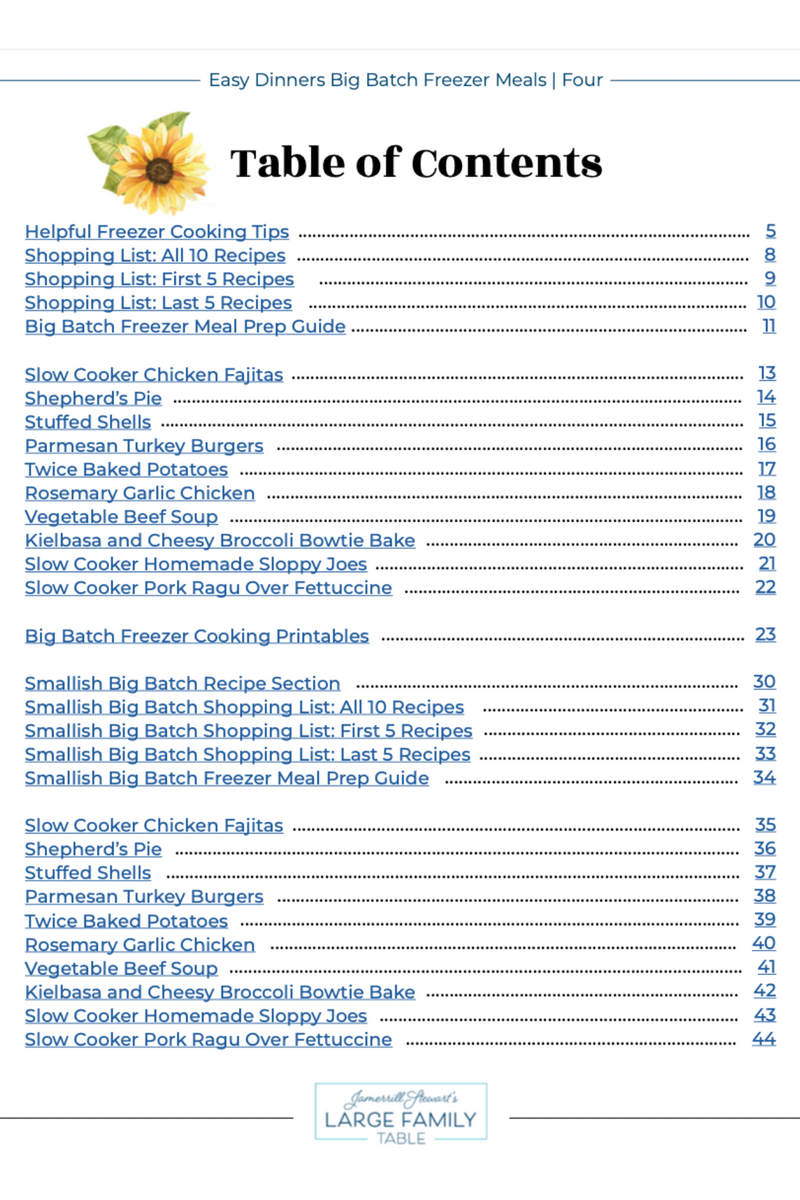 big-batch-freezer-meals-guide-four-easy-dinners-44-pages