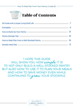 How to Meal Plan from Your Pantry | Building a Well-Stocked Pantry and Using What You Have on Hand GUIDE TWO {36 pages}