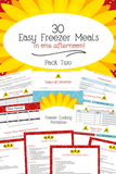 30 Easy Freezer Meals {28 pages}