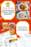 Large Family 12-Week Large Family Electric Pressure Cooker Meal Plans {144 pages}
