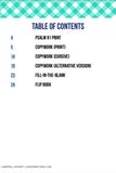 Psalm 91 Table Pack {25 pages}