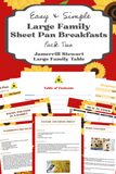 Large Family Sheet Pan Meals Four Pack Bundle {76 pages}