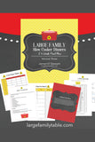 Large Family Slow Cooker Dinners Four Pack Bundle {169 pages}