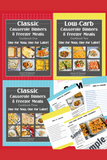 Casserole Dinners & Freezer Meals Triple Bundle {60 pages}