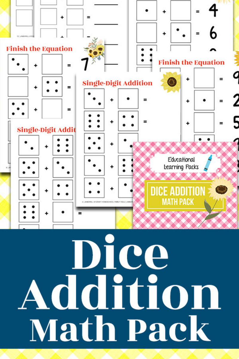 Super Mega Math Bundle: Eight Math Homeschool Activity Packs {89 pages ...
