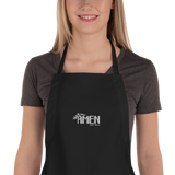 "Yes and Amen" Black and White Apron