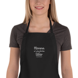 "Momma Ain't Gettin That Done Either" Black Apron