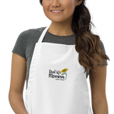 "Real Life Momma" White Apron