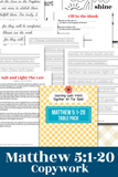 Eighteen Pack Bible Printables Bundle {442 pages}