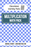 Multiplication Math Pack {10 pages}