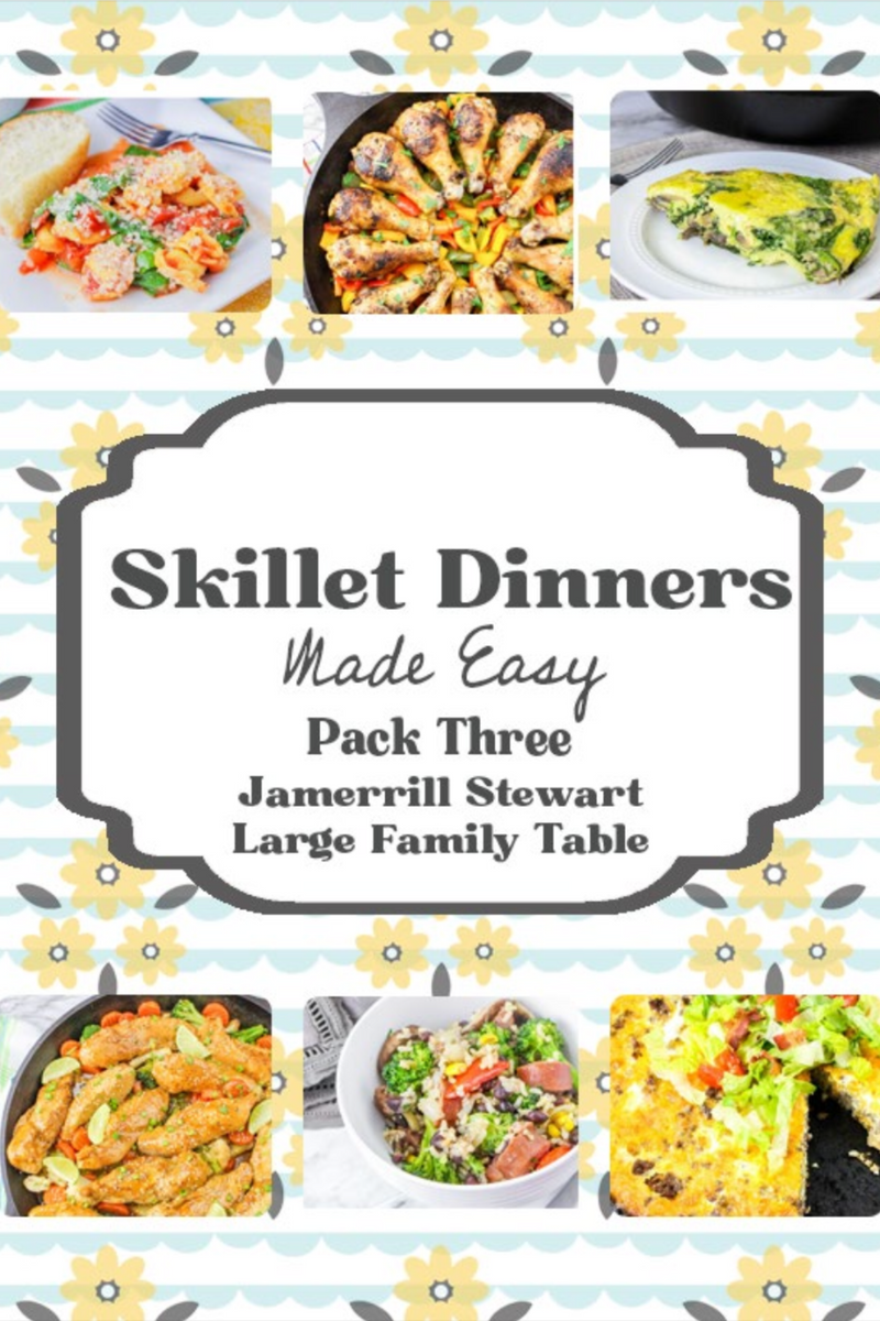 Easy Skillet Dinners {20 pages} – Jamerrill Stewart, Large Family