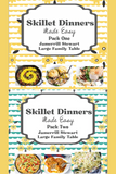 Easy Skillet Dinners Two Pack Bundle {40 pages}