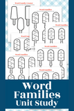 Word Families Table Pack {12 pages}