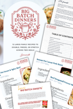 Big Batch Dinners for Busy Nights {20 pages}