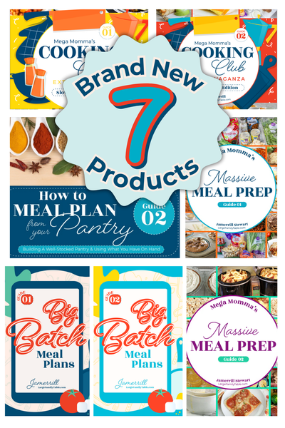 Pulling Real Life Together UPGRADE Bundle: 7 Meal Guides {318 pages}