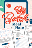 Big Batch Meal Plans Double Bundle {110 pages}