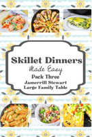 Easy Skillet Dinners Triple Bundle {60 pages}
