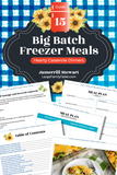 Big Batch Freezer Meals Guide 15 | Hearty Casserole Dinners {68 pages}