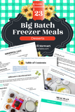 Big Batch Freezer Meals Guide 23 | Desserts {65 pages}