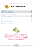 Big Batch Freezer Meals Guide Three | Breakfasts {26 pages}
