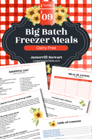 Big Batch Freezer Meals Guide Nine | Dairy-Free {44 pages}