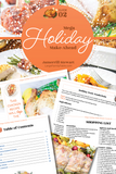 Mega Holiday Make-Ahead Guide Two {29 pages}