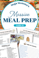 Mega Momma's Massive Meal Prep Double Bundle {83 pages}