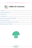 Quick Start | Get Ahead Meal Prep Plan Guide 5 {15 pages}