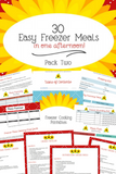 30 Easy Freezer Meals Three Pack Bundle {83 pages}