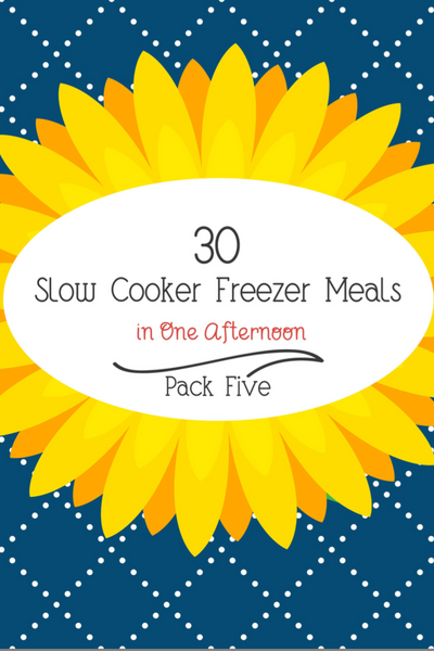 30 Easy Freezer Meals {28 pages}