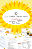 30 Easy Freezer Meals Three Pack Bundle {83 pages}
