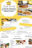 Large Family 4-Week Electric Pressure Cooker Meal Plan {54 pages}