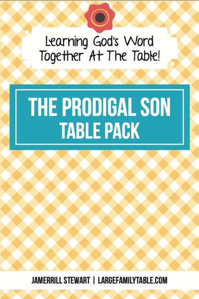 Prodigal Son Table Pack {22 pages}