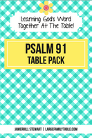 Psalm 91 Table Pack {25 pages}
