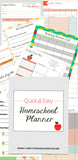 Quick & Easy Homeschool Planner {17 pages}