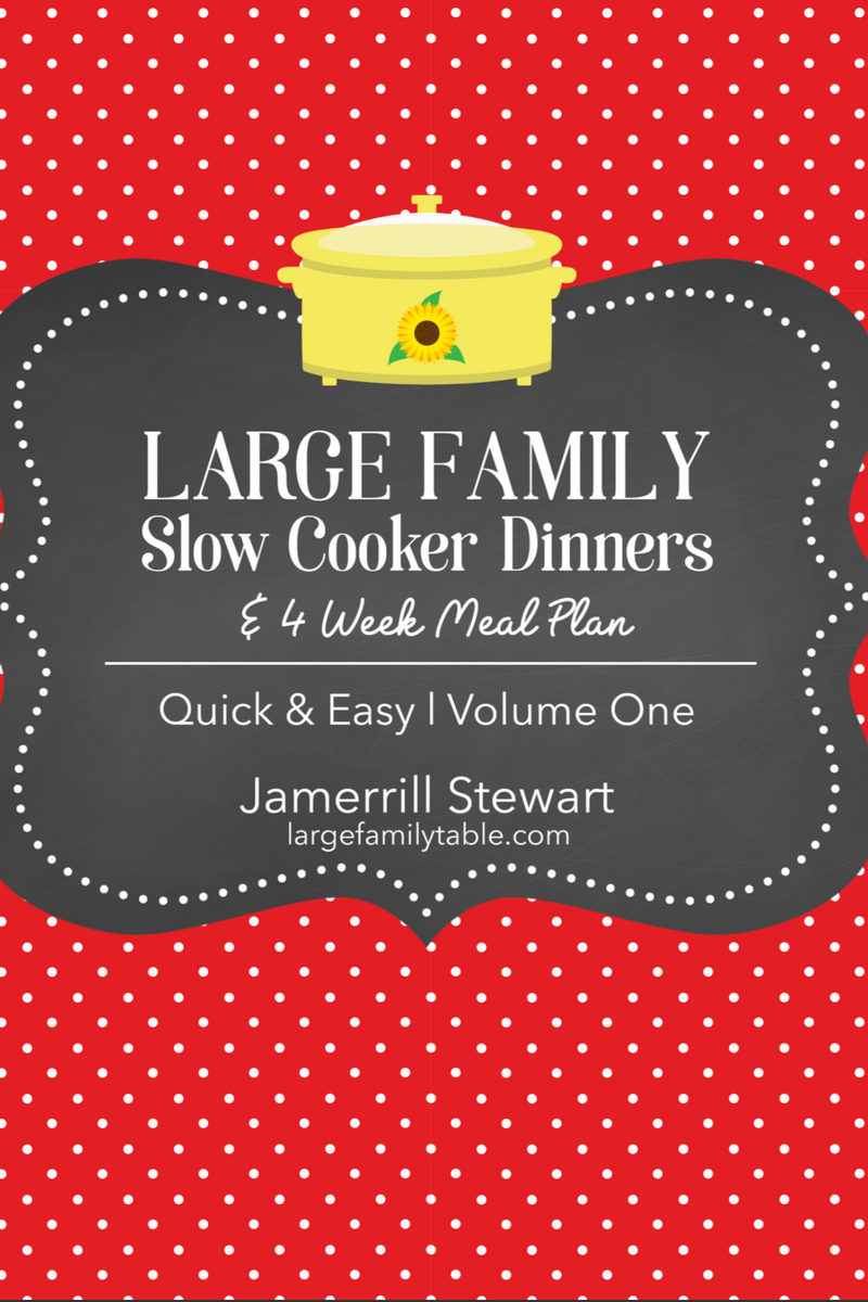 Large Family Slow Cooker Dinners {41 pages} Jamerrill Stewart, Large