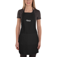 "Yes and Amen" Black and White Apron