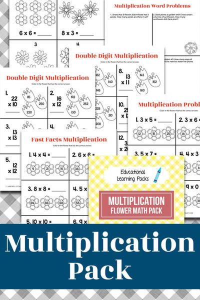 Super Mega Math Bundle: Eight Math Homeschool Activity Packs {89 pages ...