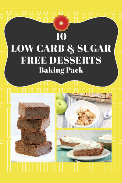 10 Low Carb & Sugar Free Desserts Baking Pack {14 pages}