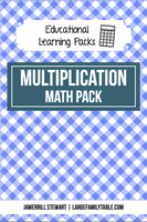 Multiplication Math Pack {10 pages}