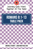 Romans 8 Table Pack {24 pages}