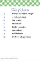 St. Patrick's Day Table Pack {12 pages}