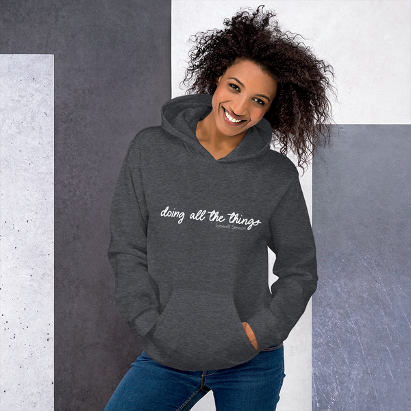 Grey color discount hoodie